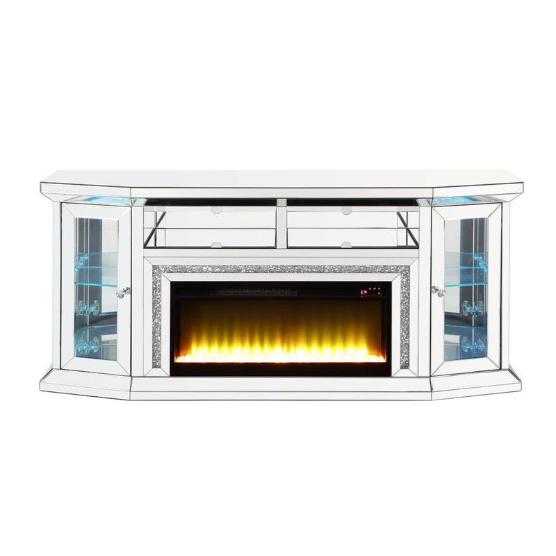Acme Furniture Noralie AC00517 TV Stand with Fireplace & LED IMAGE 8