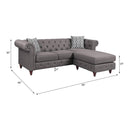 Acme Furniture Waldina LV00499 Reversible Sectional Sofa IMAGE 2