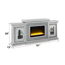 Acme Furniture Noralie AC00522 Fireplace with LED IMAGE 10