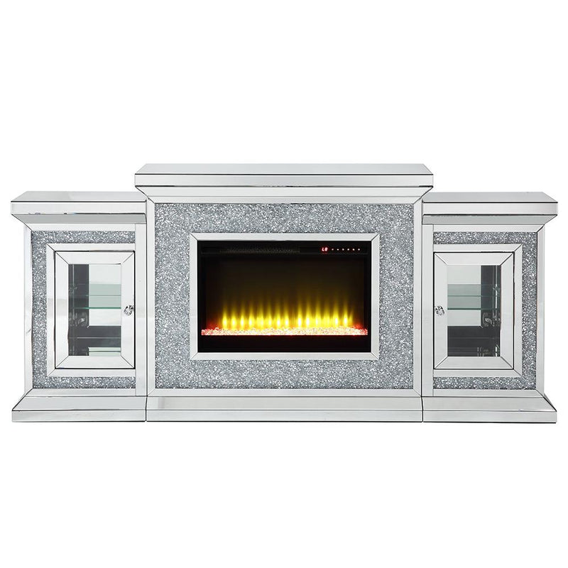 Acme Furniture Noralie AC00522 Fireplace with LED IMAGE 3