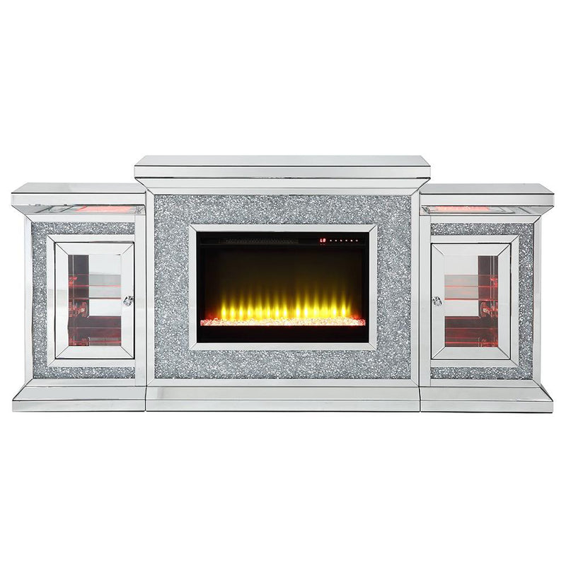 Acme Furniture Noralie AC00522 Fireplace with LED IMAGE 6