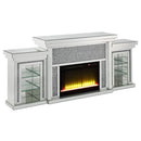 Acme Furniture Noralie AC00524 Fireplace with LED IMAGE 2