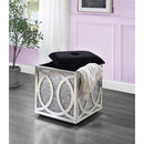 Acme Furniture Noralie Fabric Storage Ottoman AC00529 IMAGE 4