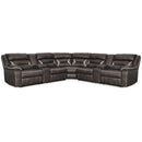 Signature Design by Ashley Kincord 13104S5 3 pc Power Reclining Sectional IMAGE 1