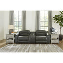  Signature Design by Ashley Center Line U63404S2 3 pc Power Reclining Loveseat with Console IMAGE 2