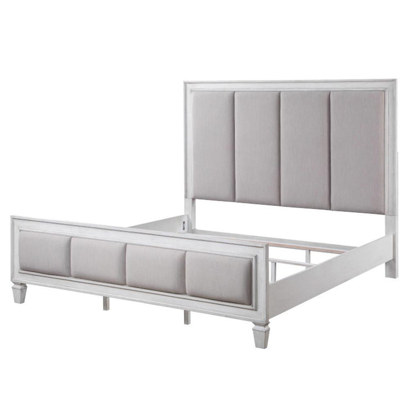 Acme Furniture Katia California King Upholstered Panel Bed BD00659EK IMAGE 2