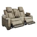  Signature Design by Ashley Next-Gen DuraPella 2200318 Power Reclining Loveseat with Console and Adjustable Headrest IMAGE 1