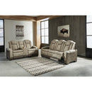  Signature Design by Ashley Next-Gen DuraPella 2200318 Power Reclining Loveseat with Console and Adjustable Headrest IMAGE 6