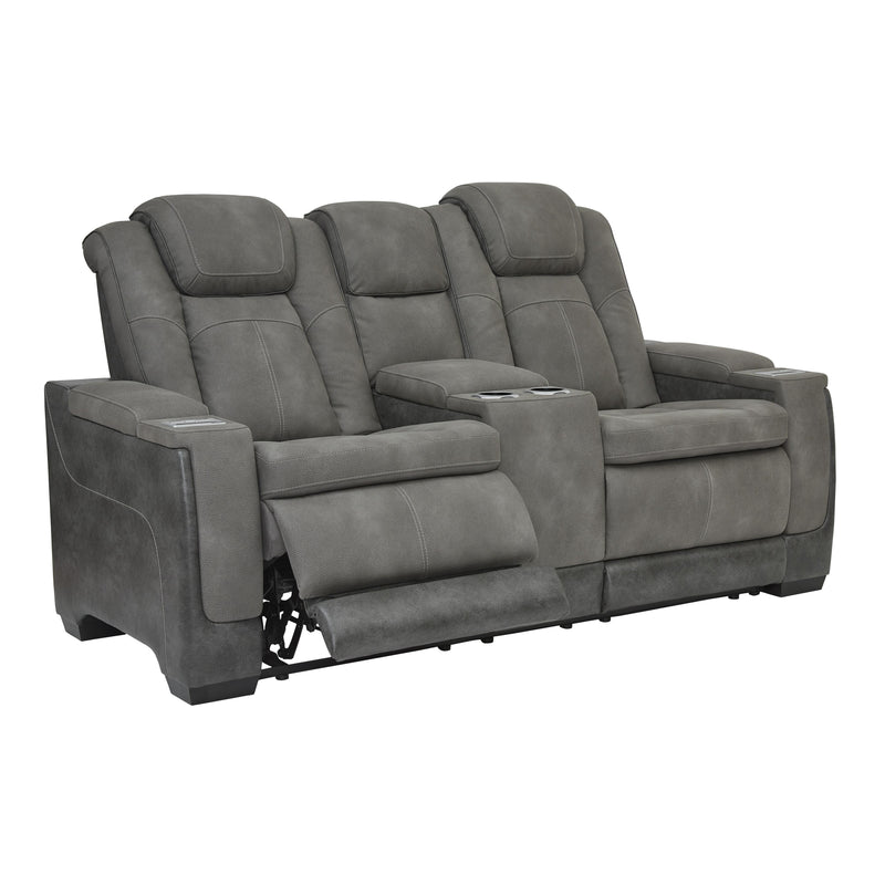  Signature Design by Ashley Next-Gen DuraPella 2200418 Power Reclining Loveseat with Console and Adjustable Headrest IMAGE 1
