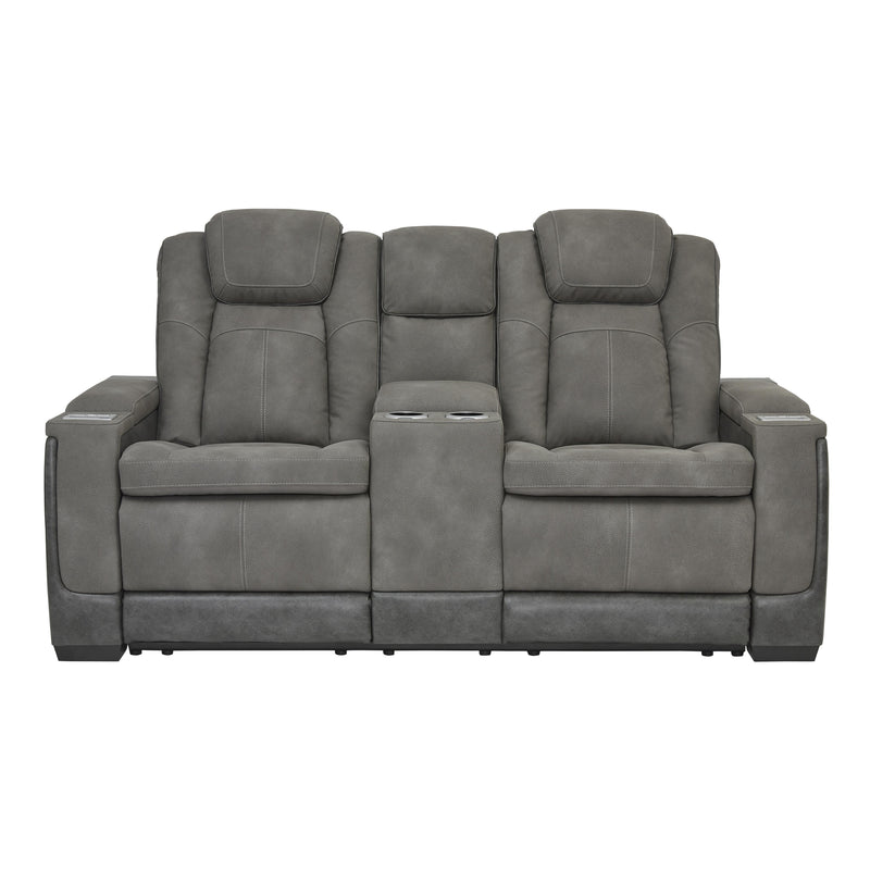  Signature Design by Ashley Next-Gen DuraPella 2200418 Power Reclining Loveseat with Console and Adjustable Headrest IMAGE 2