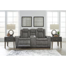  Signature Design by Ashley Next-Gen DuraPella 2200418 Power Reclining Loveseat with Console and Adjustable Headrest IMAGE 5
