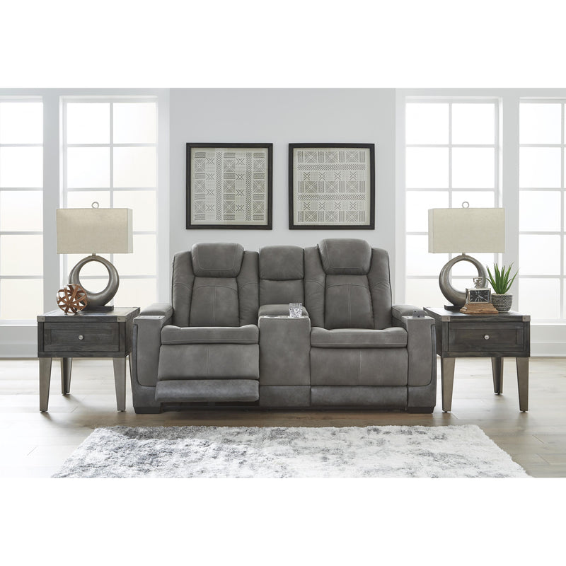  Signature Design by Ashley Next-Gen DuraPella 2200418 Power Reclining Loveseat with Console and Adjustable Headrest IMAGE 5