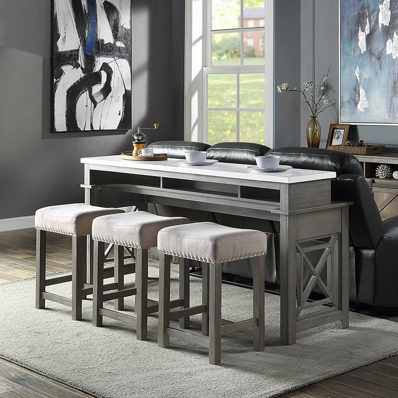 Acme Furniture Wandella 4 pc Counter Height Dinette DN00088 IMAGE 1