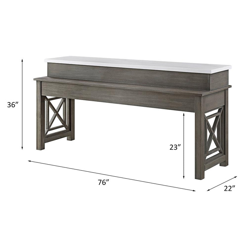 Acme Furniture Wandella DN00088 4PC Pack Counter Height Table Set with USB IMAGE 8