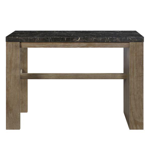 Acme Furniture Charnell Counter Height Dining Table with Marble Top and Trestle Base DN00551 IMAGE 5