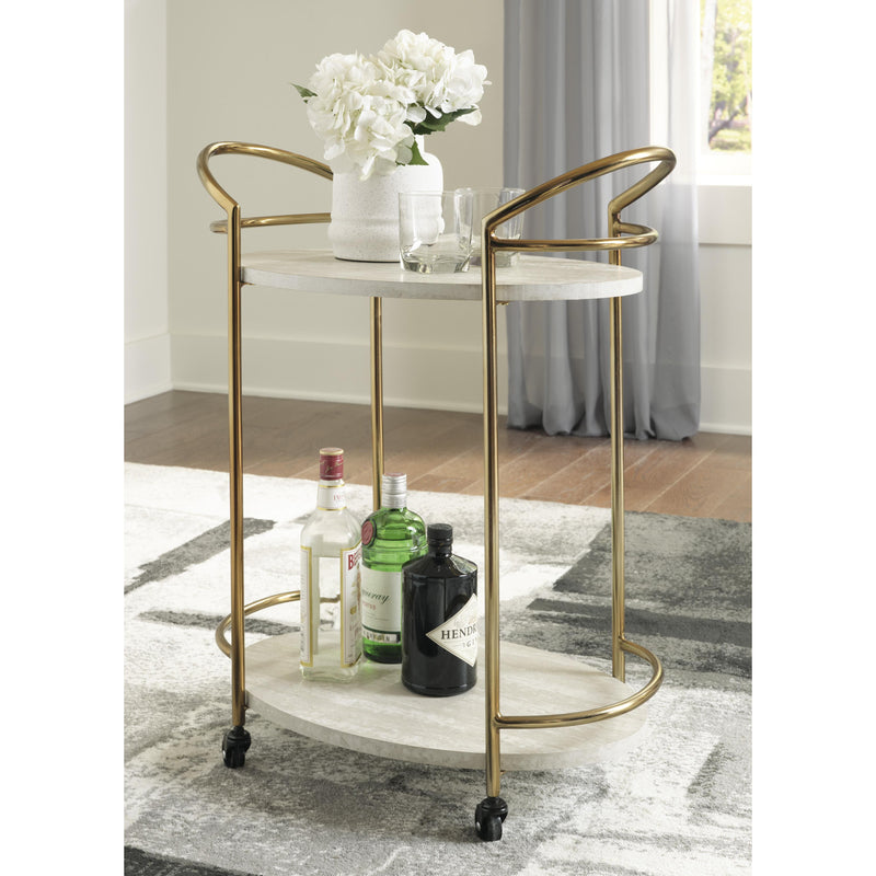  Signature Design by Ashley Tarica A4000502 Bar Cart IMAGE 4