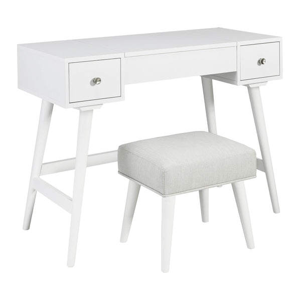 Signature Design by Ashley Thadamere B060-122 Vanity/Upholstered Stool IMAGE 1