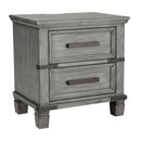  Signature Design by Ashley Russelyn B772-92 Two Drawer Night Stand IMAGE 1