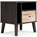  Signature Design by Ashley Piperton EB5514-291 One Drawer Night Stand IMAGE 1