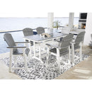 Signature Design by Ashley Transville P210-642 Rectangular Counter Table with Umbrella Option IMAGE 5