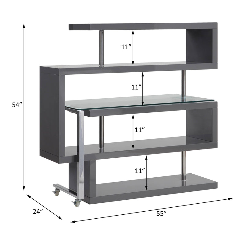 Acme Furniture Buck II 93181 Writing Desk with Bookshelf IMAGE 9