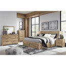  Signature Design by Ashley Hyanna B1050B12 King Panel Storage Bed with 1 Under Bed Storage Drawer IMAGE 6