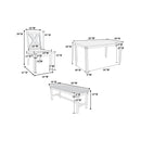 Poundex F2548 6 pc Dining Set IMAGE 10