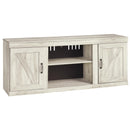  Signature Design by Ashley Bellaby EW0331-268 Large TV Stand with Fireplace Option IMAGE 1