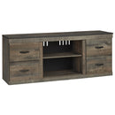  Signature Design by Ashley Trinell EW0446-268 Large TV Stand with Fireplace Option IMAGE 1