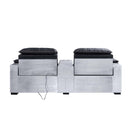 Acme Furniture Misezon Leather 2-seat Home Theatre Seating with Wall Recline 59952 IMAGE 6