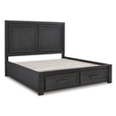  Signature Design by Ashley Foyland B989B2 Queen Panel Storage Bed IMAGE 4