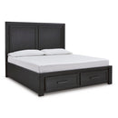  Signature Design by Ashley Foyland B989B5 California King Panel Storage Bed IMAGE 1