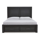  Signature Design by Ashley Foyland B989B5 California King Panel Storage Bed IMAGE 2