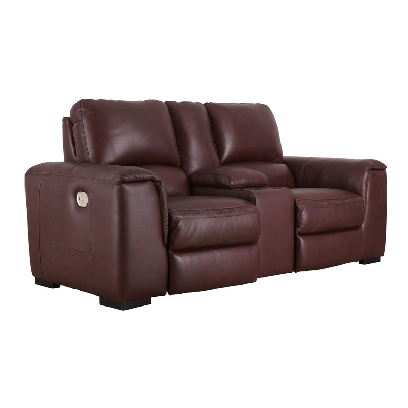 Signature Design by Ashley Alessandro U2550118 Power Reclining Loveseat with Console and Adjustable Headrest IMAGE 1