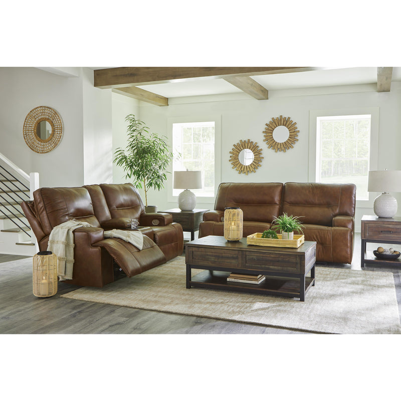Signature Design by Ashley Francesca U2570518 Power Reclining Loveseat with Console and Adjustable Headrest IMAGE 10