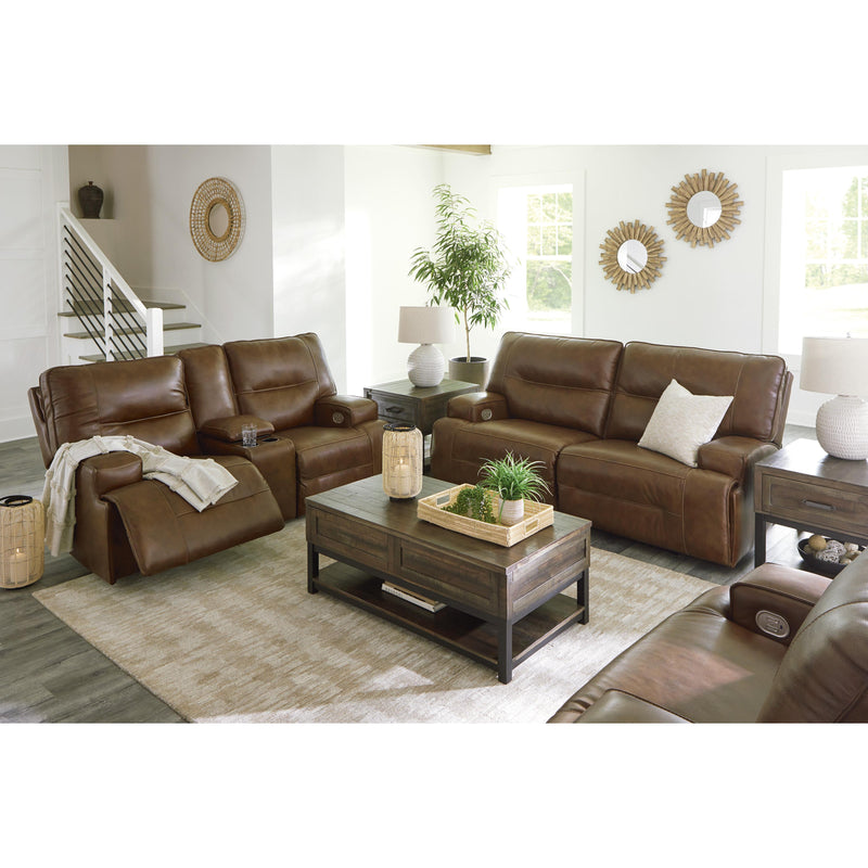 Signature Design by Ashley Francesca U2570518 Power Reclining Loveseat with Console and Adjustable Headrest IMAGE 14