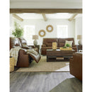  Signature Design by Ashley Francesca U2570518 Power Reclining Loveseat with Console and Adjustable Headrest IMAGE 15