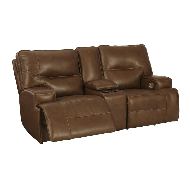 Signature Design by Ashley Francesca U2570518 Power Reclining Loveseat with Console and Adjustable Headrest IMAGE 2