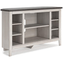  Signature Design by Ashley Dorrinson W287-67 Corner TV Stand with Fireplace Option IMAGE 1