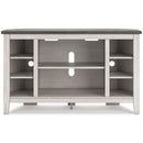  Signature Design by Ashley Dorrinson W287-67 Corner TV Stand with Fireplace Option IMAGE 2