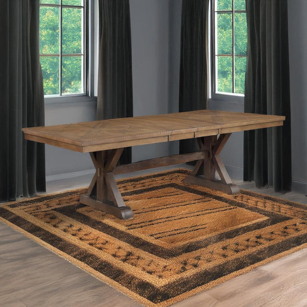 Acme Furniture Pascaline Dining Table with Trestle Base DN00702 IMAGE 1
