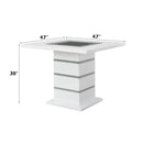 Acme Furniture Elizaveta DN00817 Counter Height Table with Pedestal Base IMAGE 7