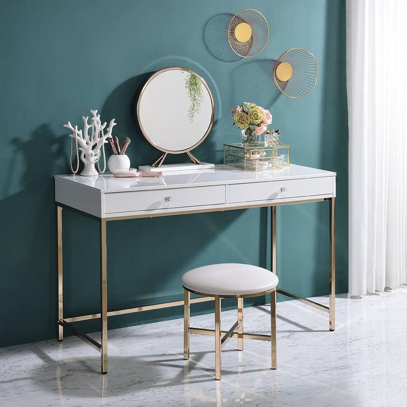 Acme Furniture Ottey 2-Drawer Vanity Table AC00899 IMAGE 1