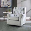 Acme Furniture Zeger Swivel Fabric Chair LV00924 IMAGE 1