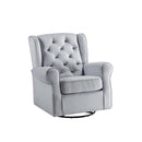 Acme Furniture Zeger Swivel Fabric Chair LV00924 IMAGE 2