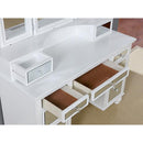 Furniture of America Tracy Vanity Set CM-DK6162WH IMAGE 2