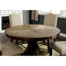 Furniture of America Round Julia Dining Table CM3014RT IMAGE 3