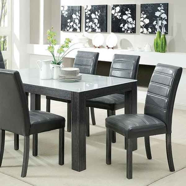 Furniture of America Triangle Elise Dining Table CM3553GY-T-TABLE IMAGE 1