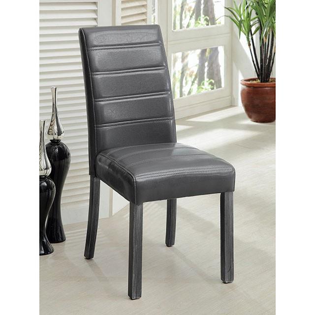 Furniture of America Triangle Elise Dining Table CM3553GY-T-TABLE IMAGE 3