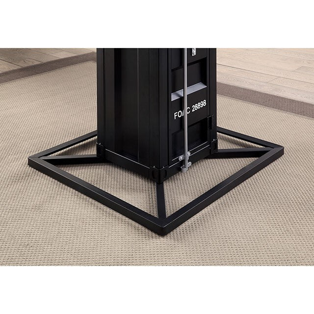 Furniture of America Square Dicarda Counter Height Dining Table CM3789BK-PT-TABLE IMAGE 3